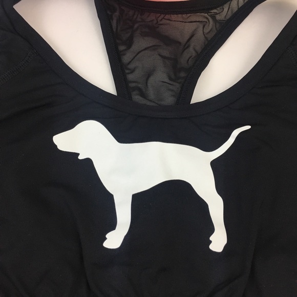 NWT Pink Victoria’s Secret Black Sports Bra - Picture 5 of 7